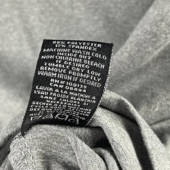 NBA Logo Mens Size Large Gray Long Sleeve Shirt - Picture 5 of 7